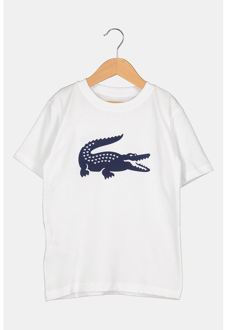 Lacoste Тениска с овално деколте и лого - Pepit.bg