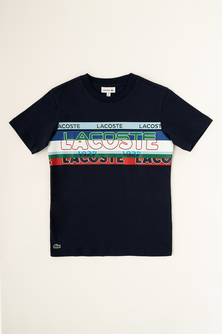 Lacoste Тениска с лого Тъмносин - Pepit.bg