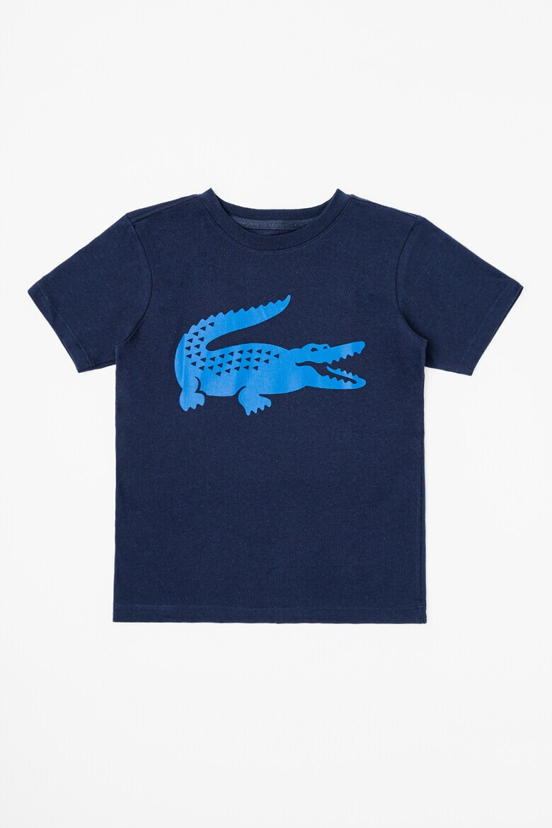 Lacoste Тениска с овално деколте и лого - Pepit.bg