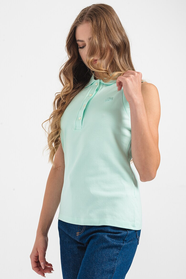 Lacoste Топ от пике с яка - Pepit.bg