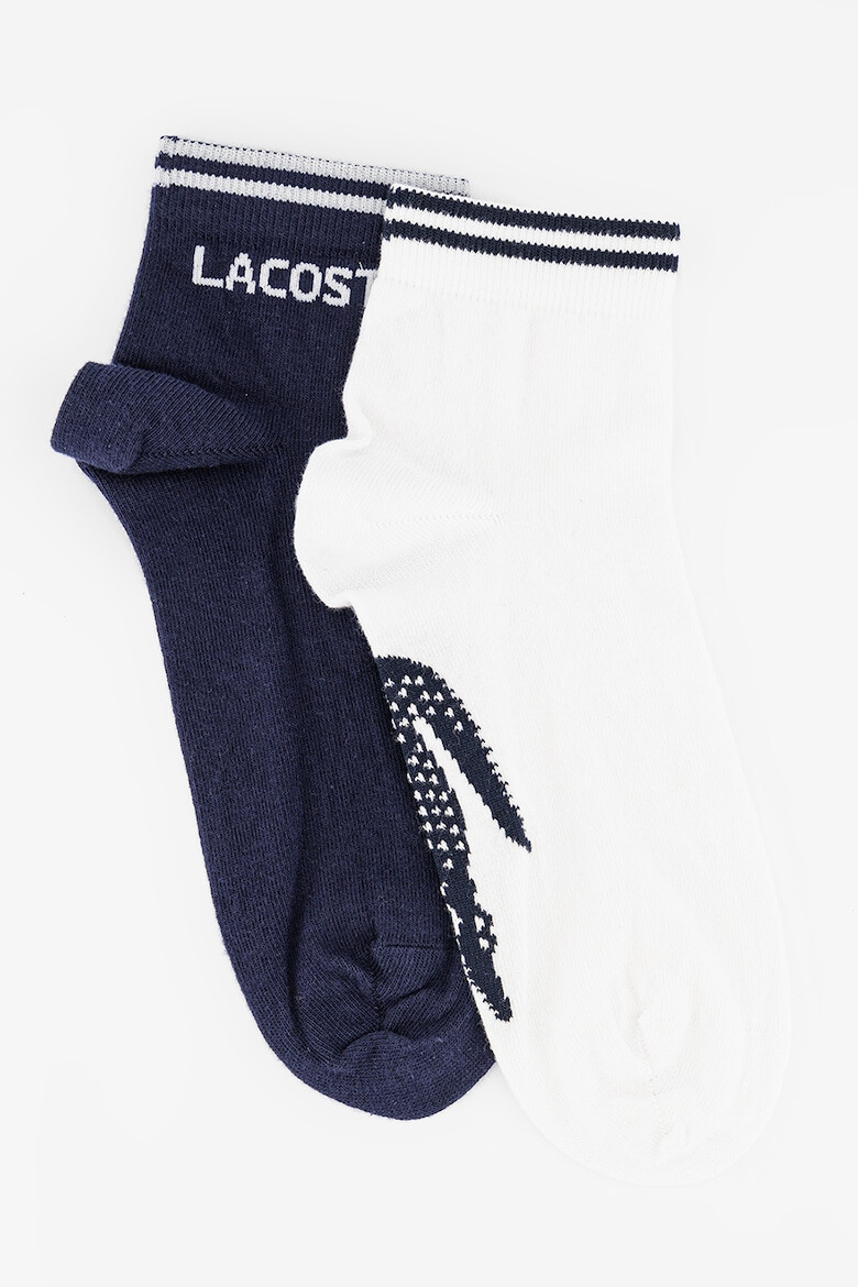 Lacoste Унисекс къси чорапи - 2 чифта - Pepit.bg