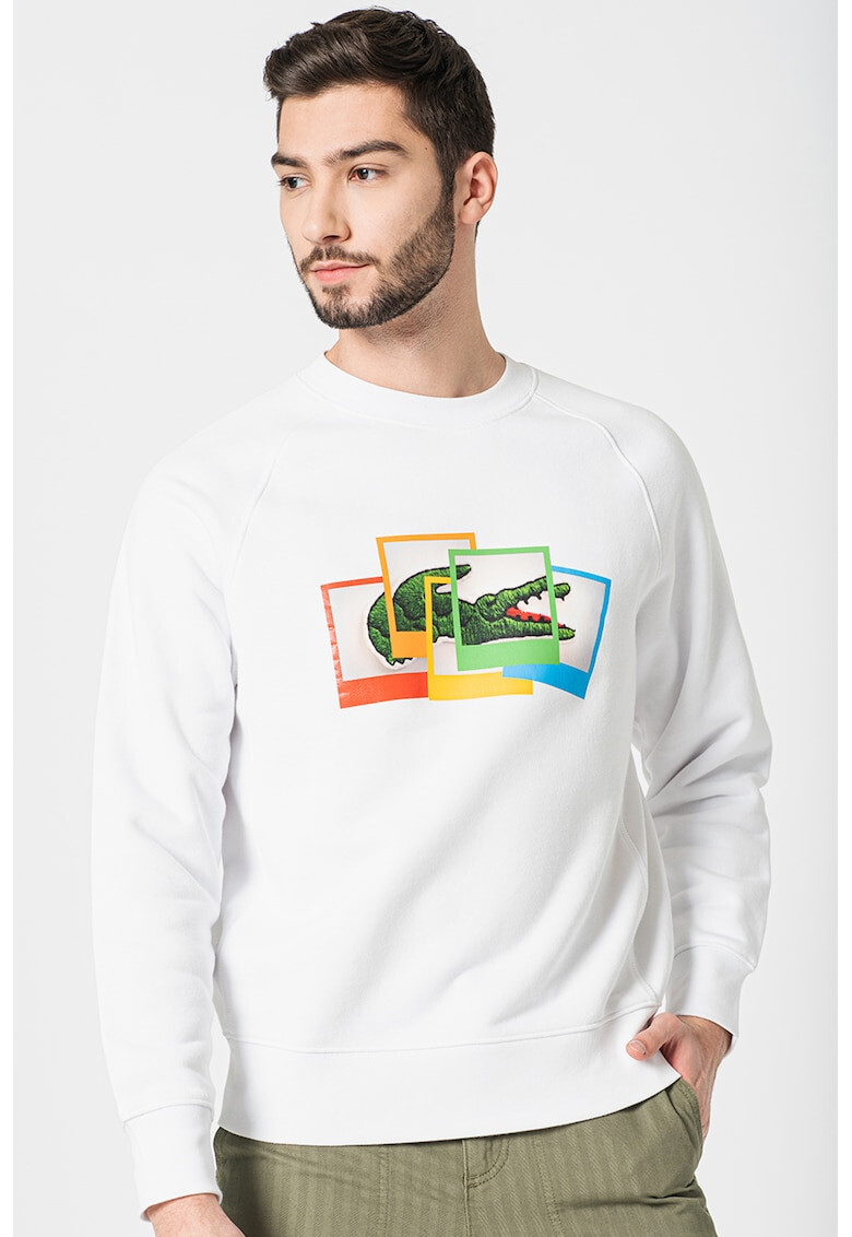 Lacoste Унисекс суитшърт с лого - Pepit.bg