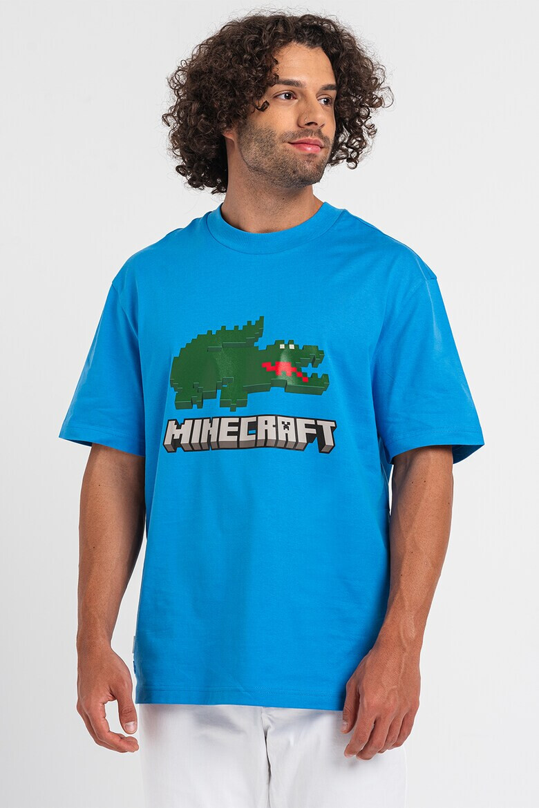 Lacoste Унисекс тениска на лога Minecraft - Pepit.bg