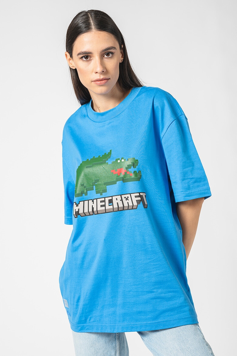 Lacoste Унисекс тениска на лога Minecraft - Pepit.bg