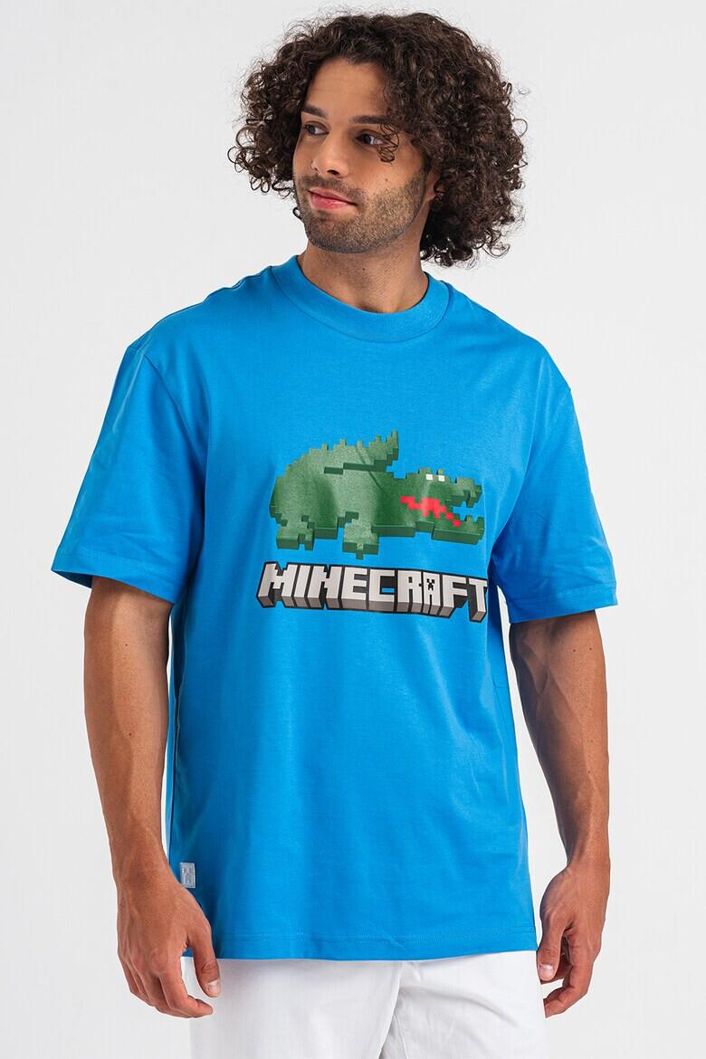 Lacoste Унисекс тениска на лога Minecraft - Pepit.bg