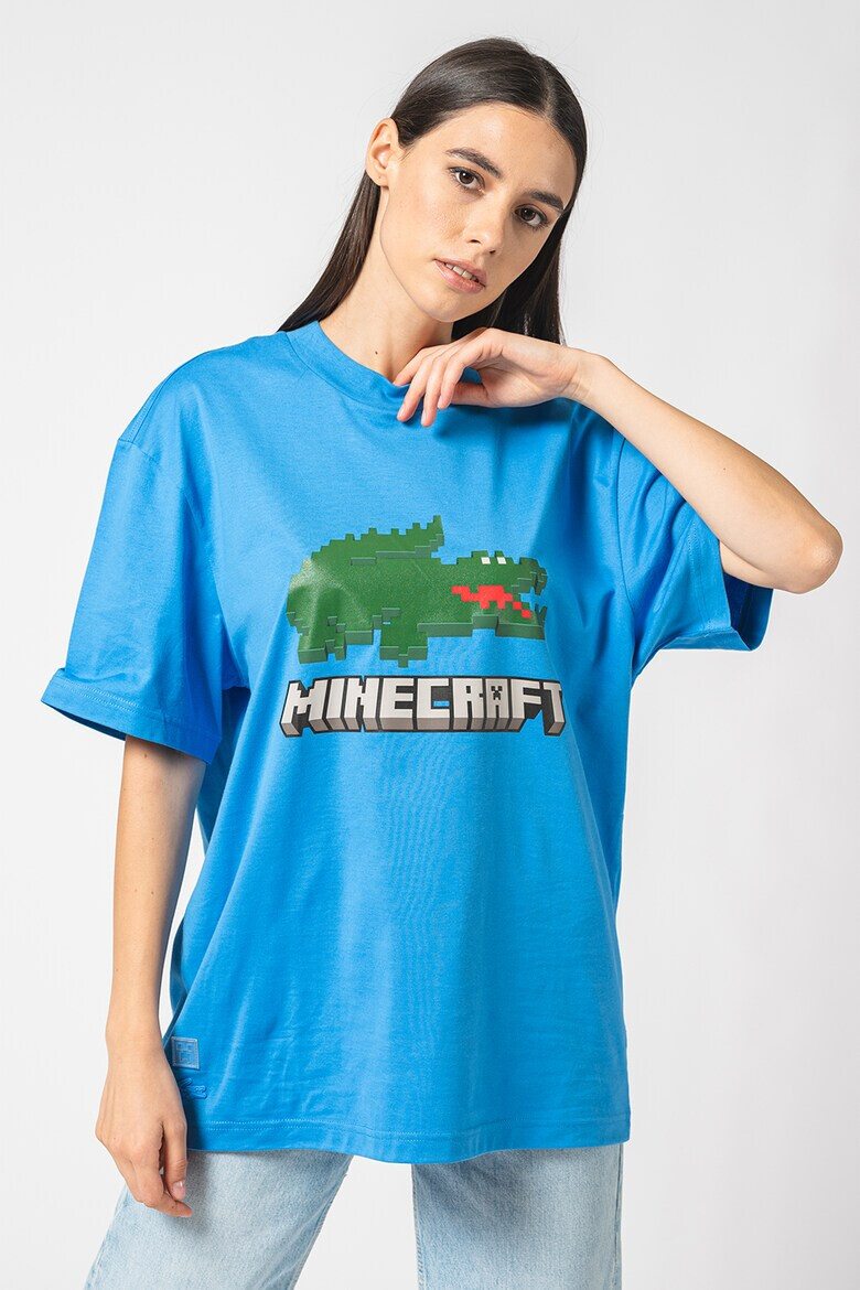 Lacoste Унисекс тениска на лога Minecraft - Pepit.bg