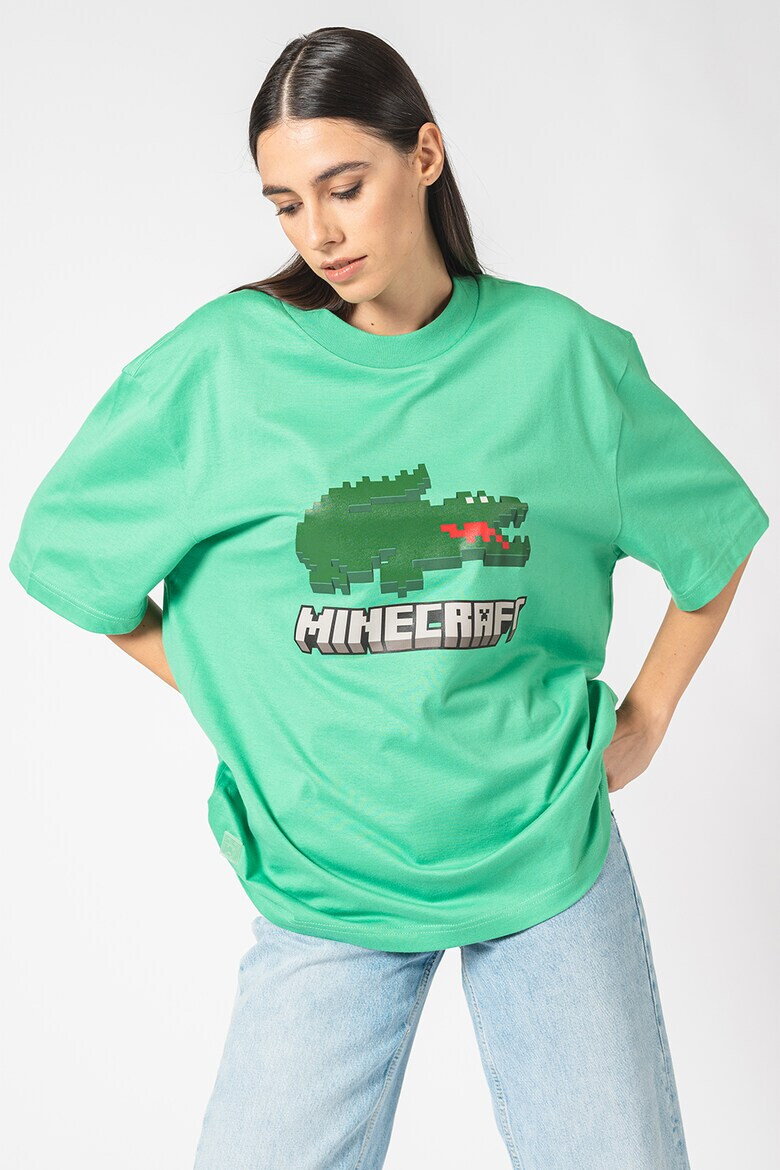 Lacoste Унисекс тениска на лога Minecraft - Pepit.bg