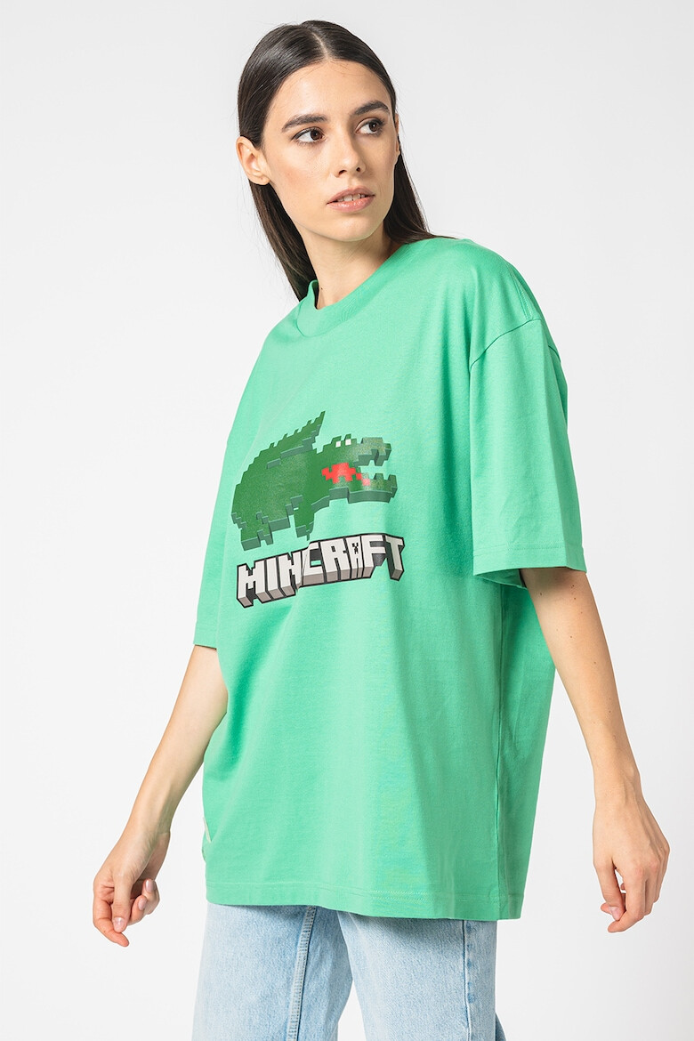 Lacoste Унисекс тениска на лога Minecraft - Pepit.bg