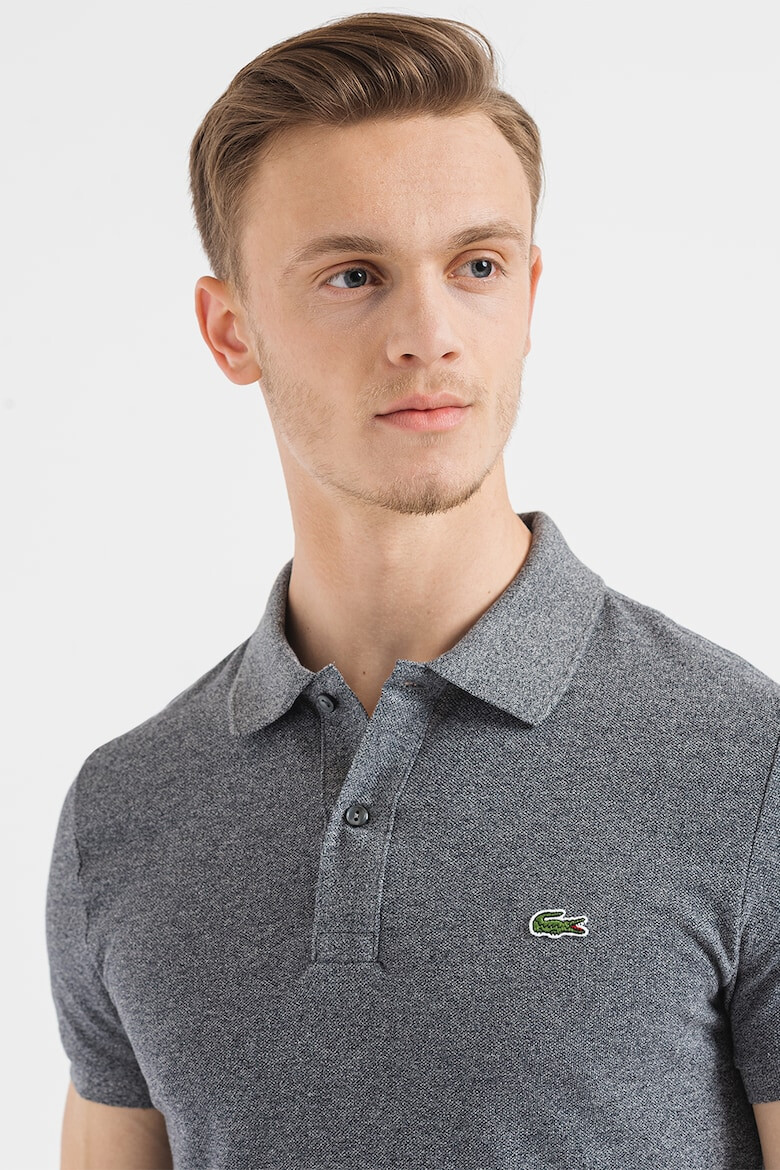 Lacoste Вталена тениска от пике с яка PH4012-00-031 - Pepit.bg