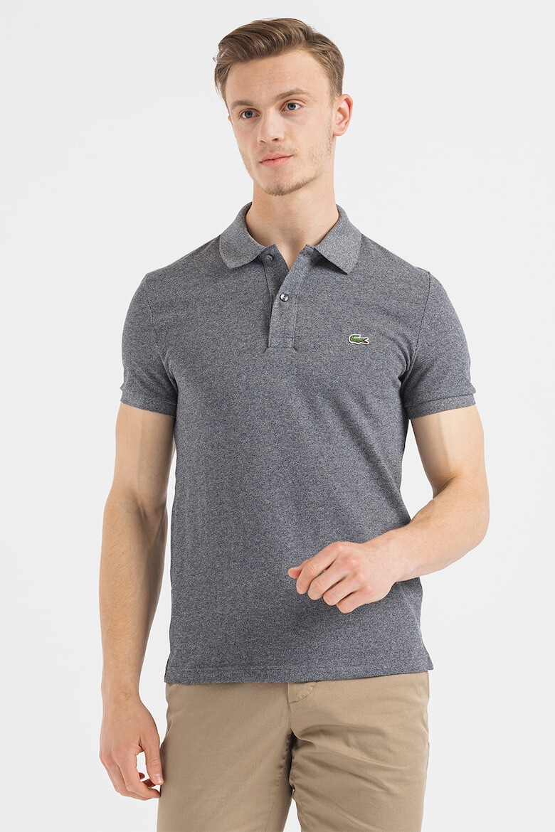 Lacoste Вталена тениска от пике с яка PH4012-00-031 - Pepit.bg