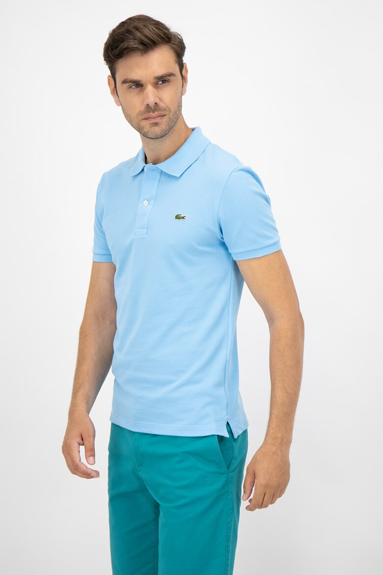 Lacoste Вталена тениска от пике с яка PH4012-00-031 - Pepit.bg