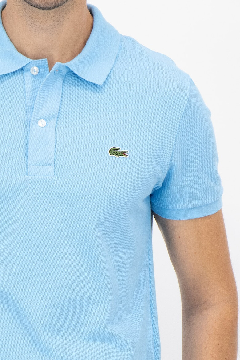 Lacoste Вталена тениска от пике с яка PH4012-00-031 - Pepit.bg