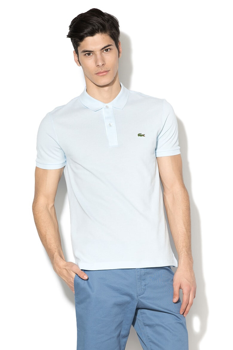 Lacoste Вталена тениска от пике с яка PH4012-00-031 - Pepit.bg