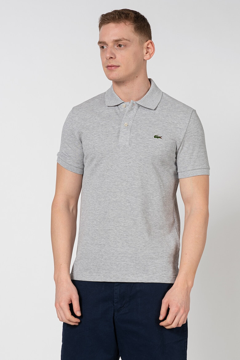 Lacoste Вталена тениска от пике с яка PH4012-00-031 - Pepit.bg