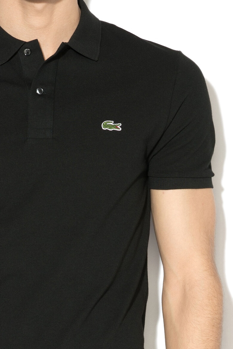 Lacoste Вталена тениска от пике с яка PH4012-00-031 - Pepit.bg