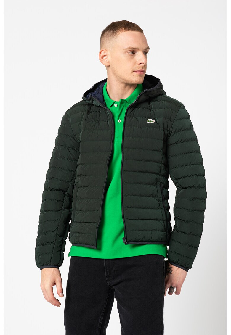 Lacoste Яке с качулка и лого - Pepit.bg