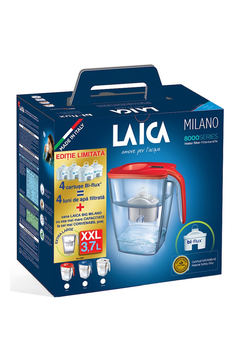 Laica Big Milano Mug Package 4 патрона 37 л - Pepit.bg