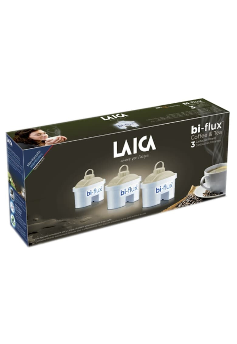 Laica Филтри Biflux Tea & Coffee за кана за филтриране на вода 3 броя - Pepit.bg