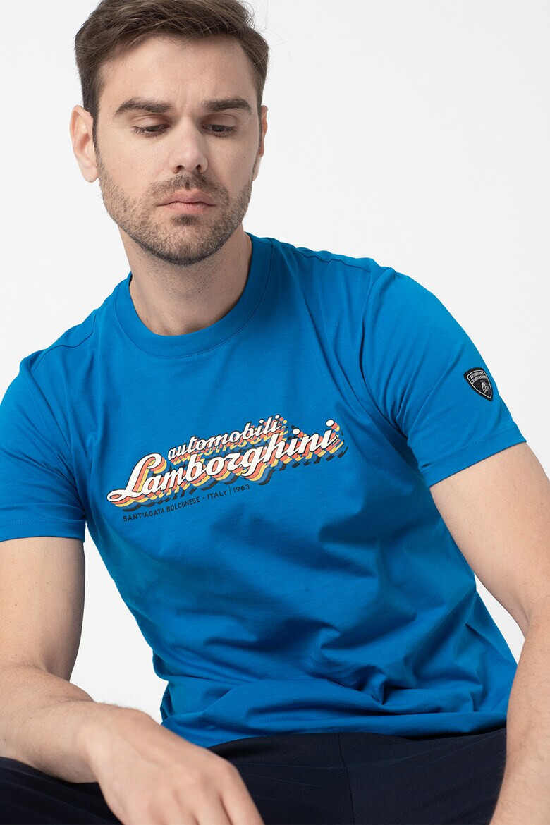 Lamborghini Памучна тениска с лого - Pepit.bg