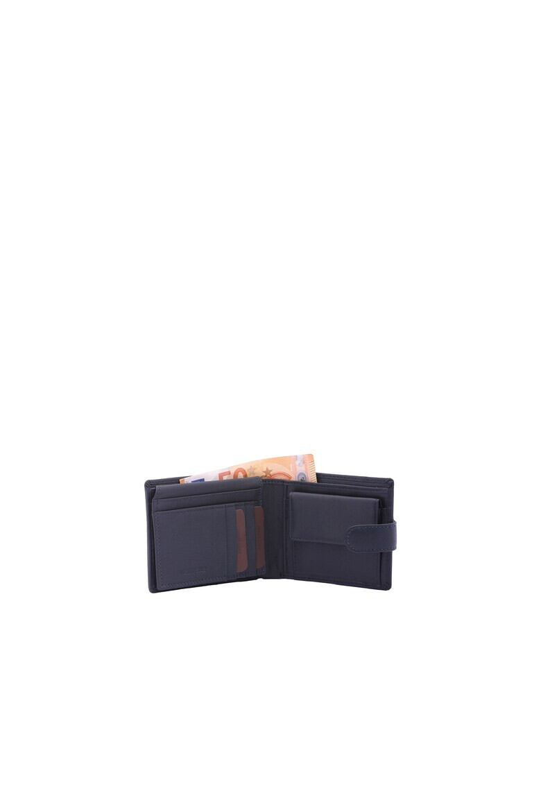 Lancetti Кожен портфейл с лого - Син - Pepit.bg