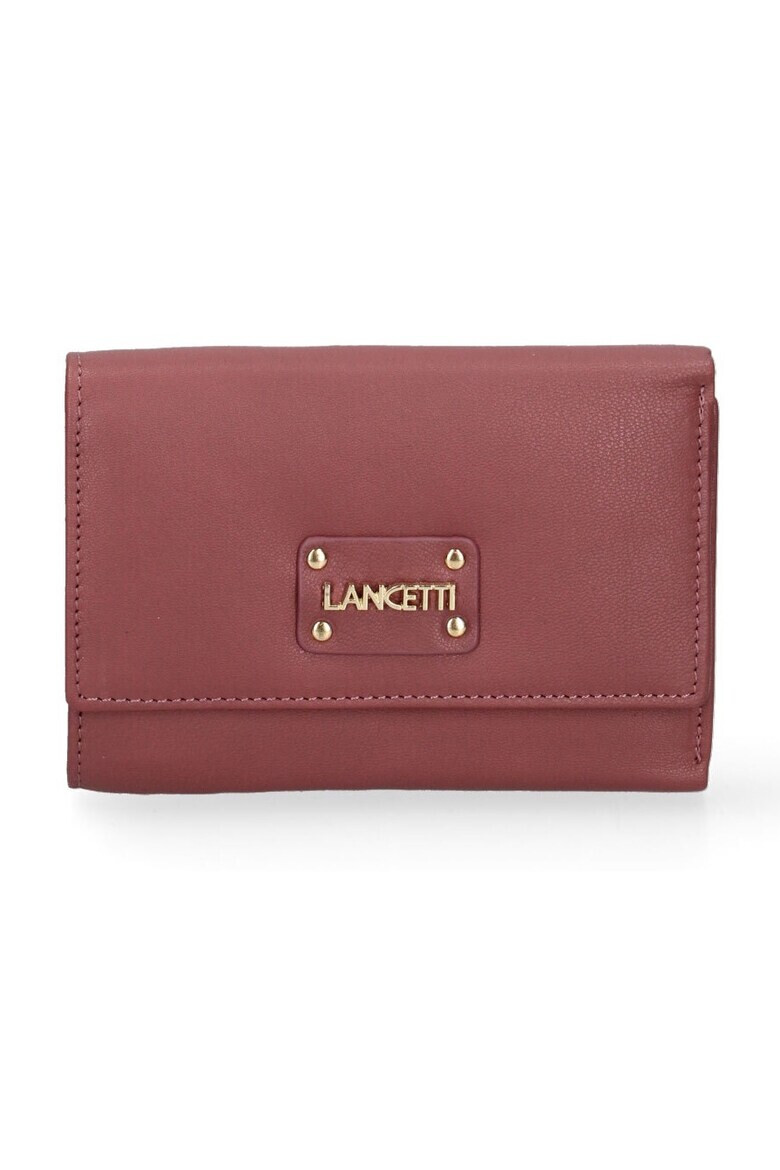 Lancetti Портфейл с лого и капси - Розово - Pepit.bg