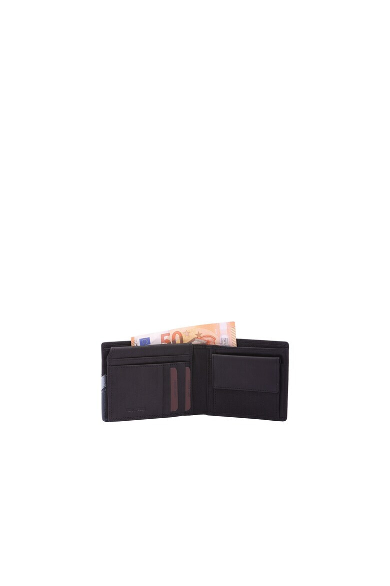 Lancetti Сгъваем кожен портфейл - Черен - Pepit.bg