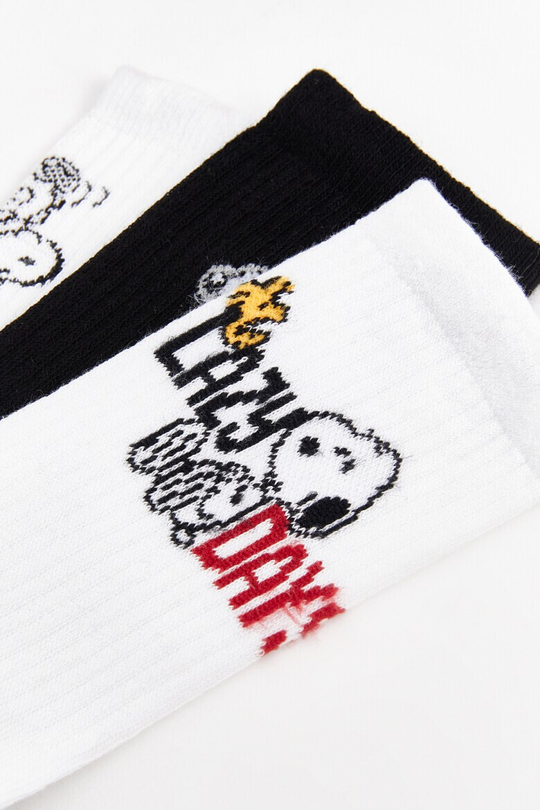 LC WAIKIKI Дълги чорапи Snoopy - 3 чифта - Pepit.bg
