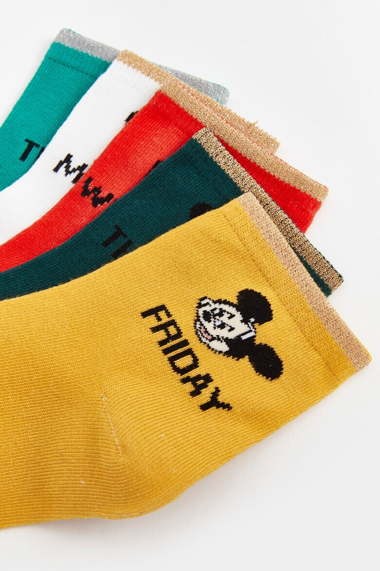 LC WAIKIKI Къси чорапи Dream с принт Mickey Mouse - 5 чифта - Pepit.bg