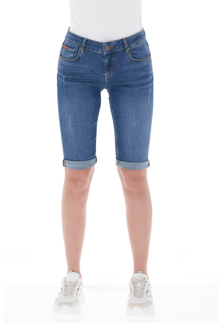 Lee Cooper Бермуди от деним с 5 джоба - Pepit.bg