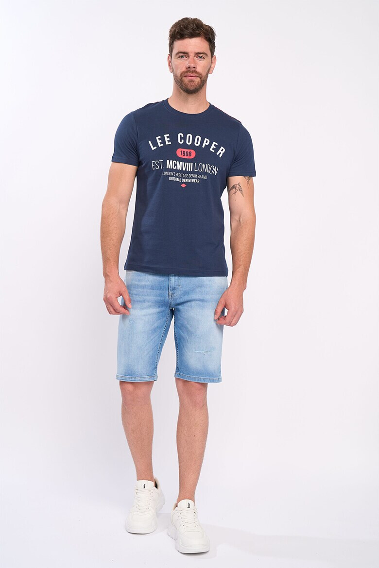 Lee Cooper Бермуди от деним с ефект деграде - Pepit.bg