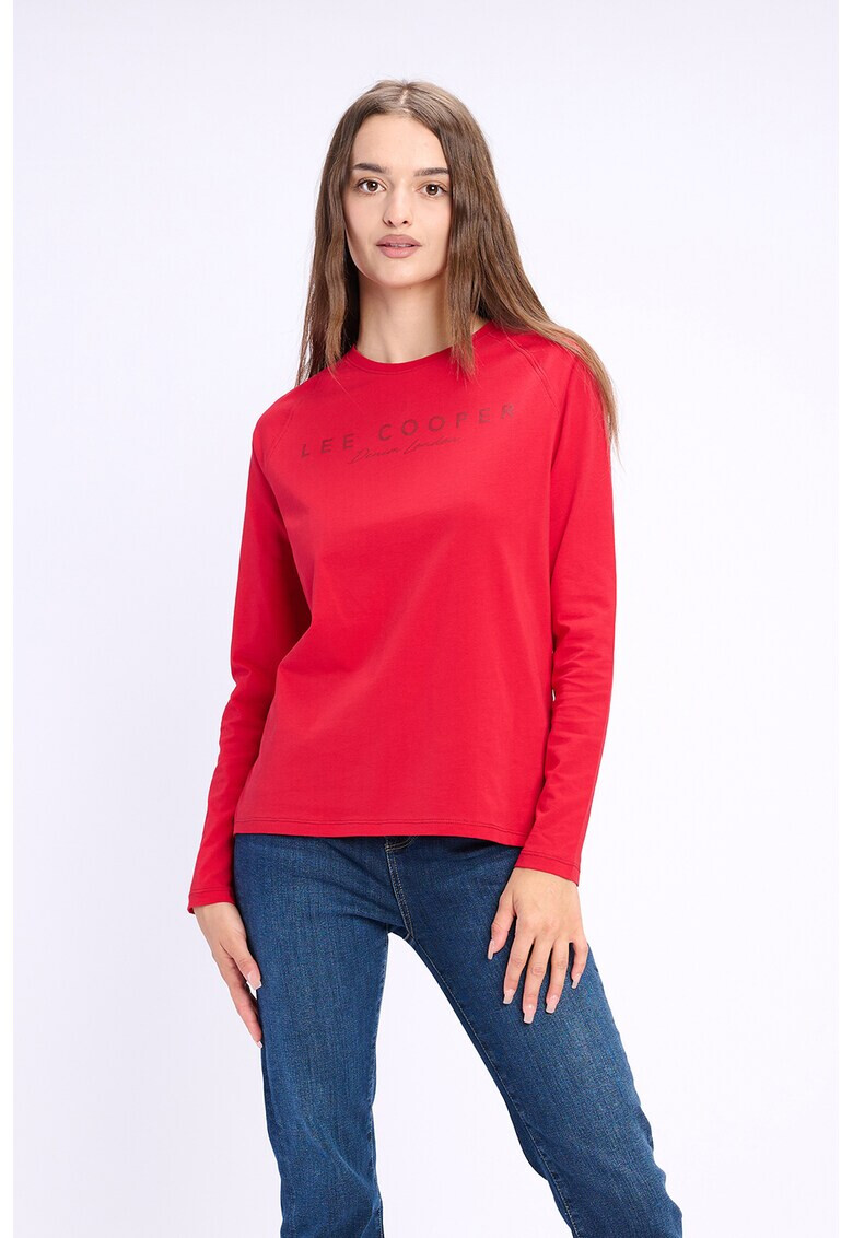 Lee Cooper Блуза на лога с ръкави реглан - Pepit.bg