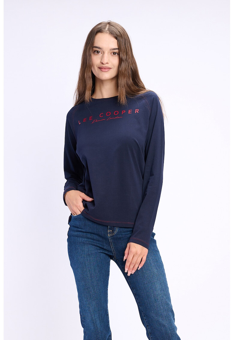 Lee Cooper Блуза на лога с ръкави реглан - Pepit.bg