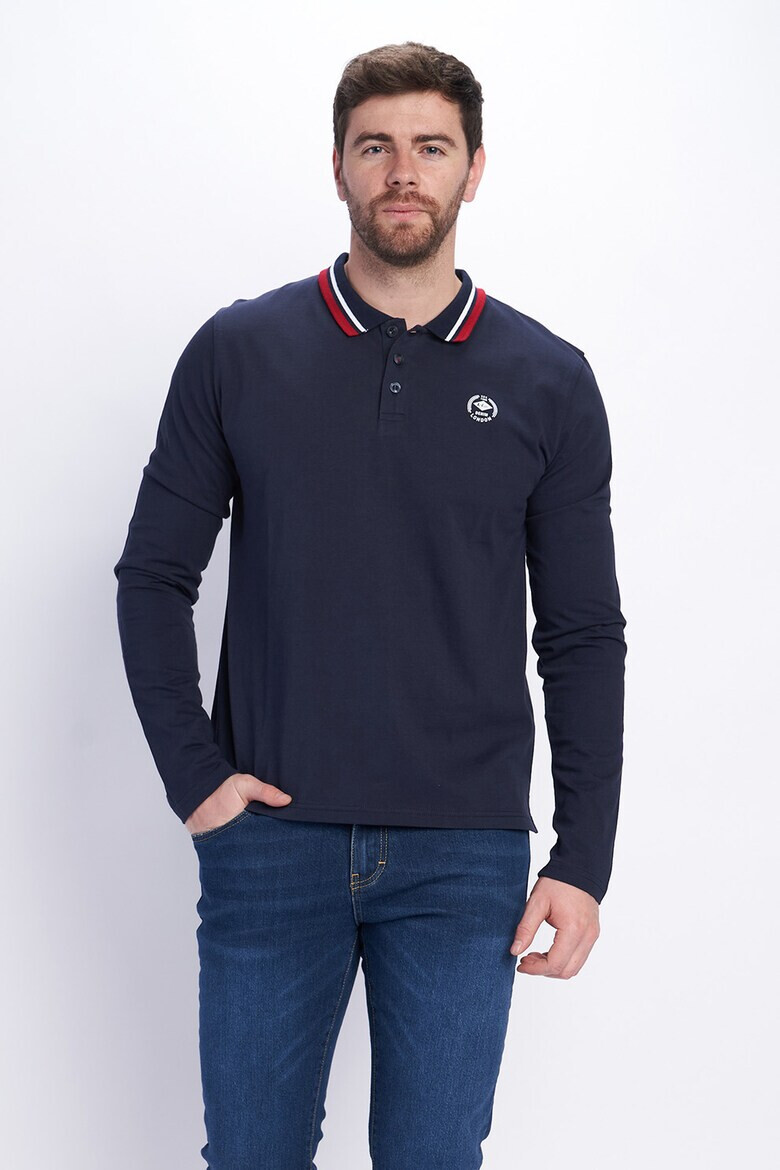 Lee Cooper Блуза с яка и раирани акценти - Pepit.bg
