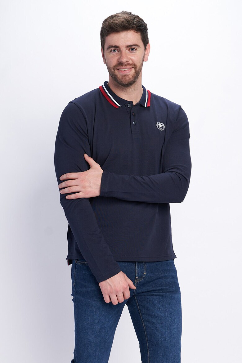 Lee Cooper Блуза с яка и раирани акценти - Pepit.bg