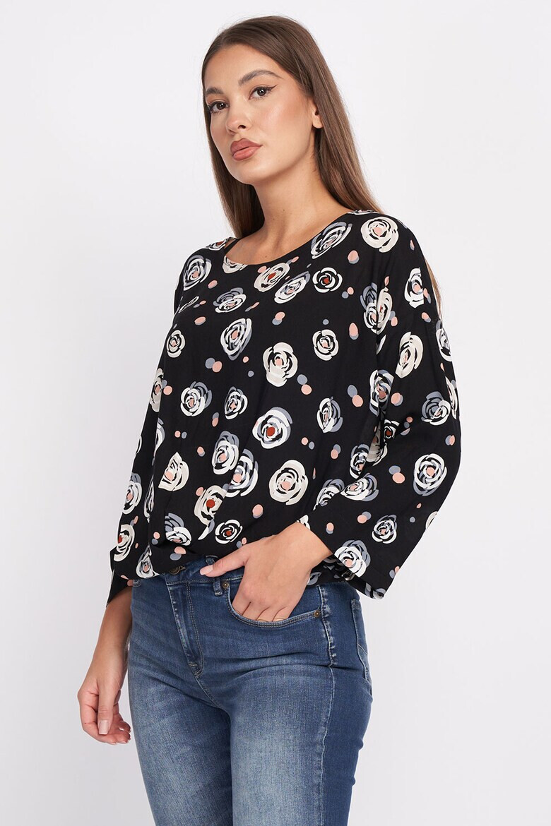 Lee Cooper Блуза с овално деколте и десен - Pepit.bg
