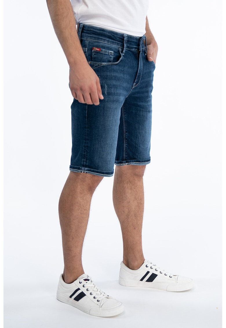 Lee Cooper Дънки тип бермуди със захабен ефект - Pepit.bg