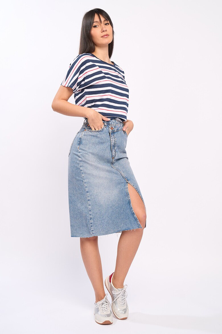 Lee Cooper Дънкова пола с шлиц отпред - Pepit.bg