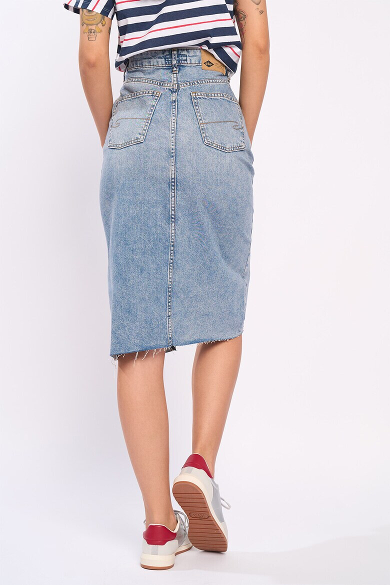 Lee Cooper Дънкова пола с шлиц отпред - Pepit.bg
