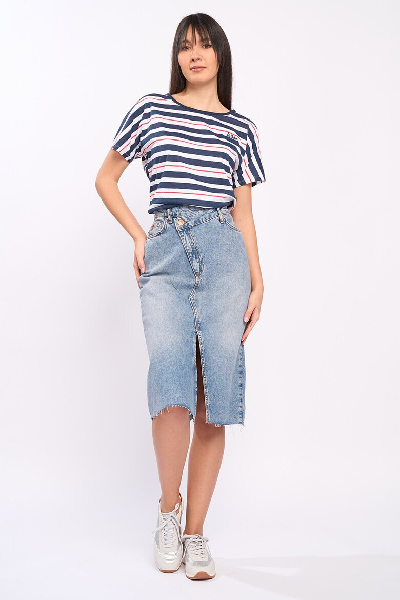 Lee Cooper Дънкова пола с шлиц отпред - Pepit.bg