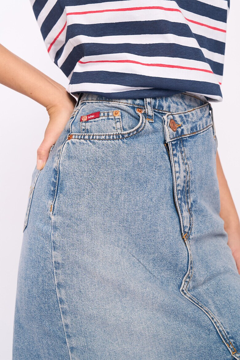 Lee Cooper Дънкова пола с шлиц отпред - Pepit.bg
