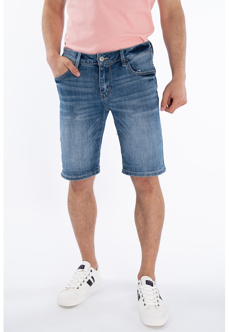 Lee Cooper Дънкови бермуди със захабен ефект - Pepit.bg