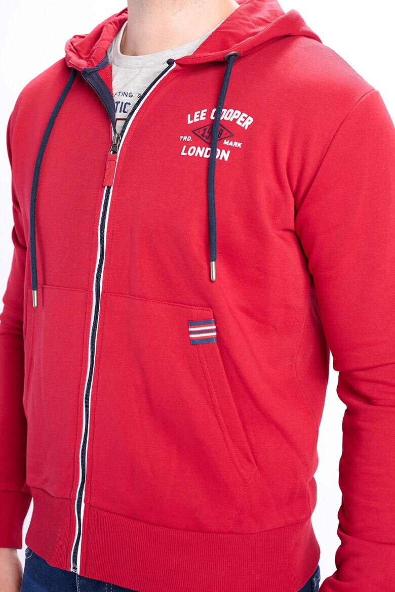 Lee Cooper Худи с цип и лого - Pepit.bg