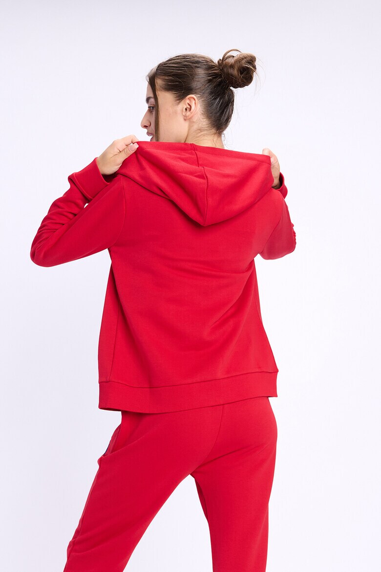 Lee Cooper Худи с цип и лого на гърдите - Pepit.bg