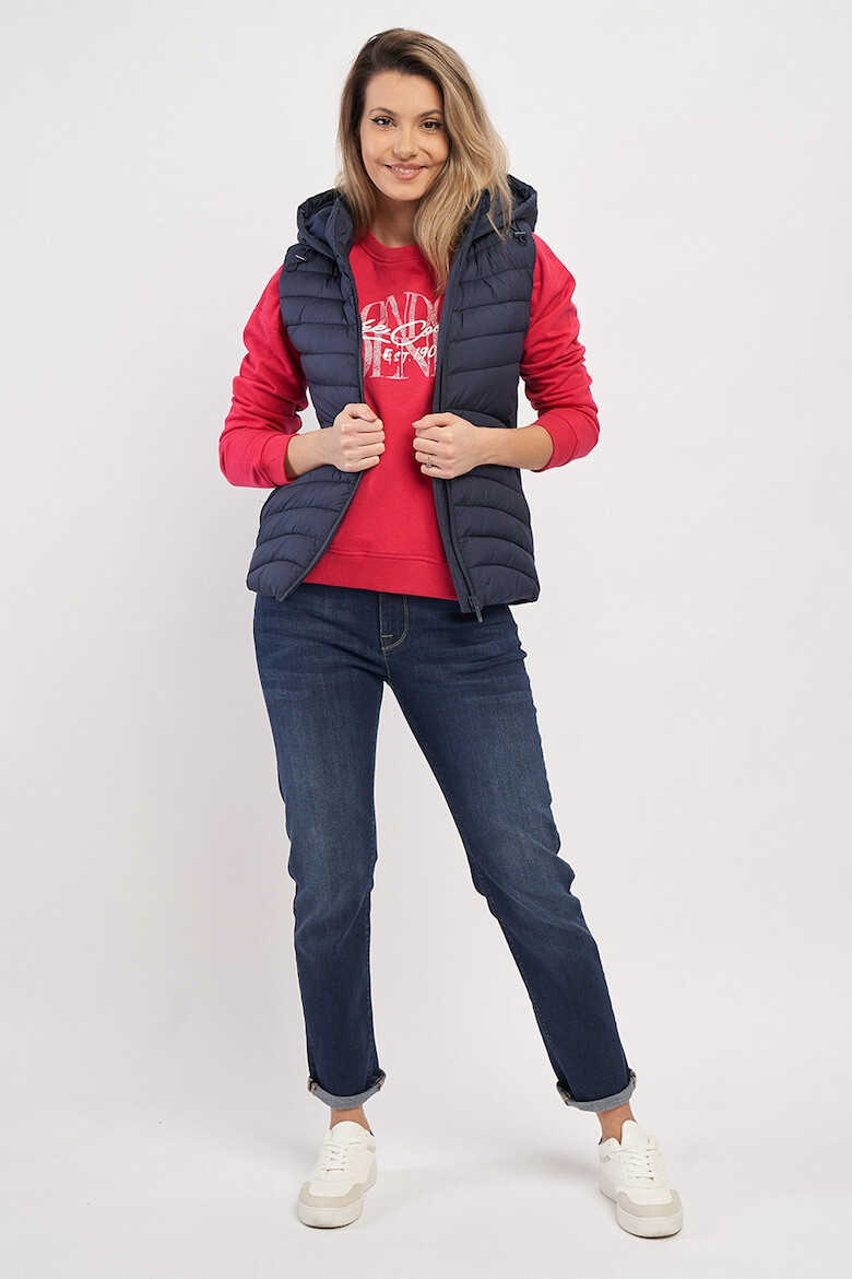 Lee Cooper Капитониран елек с качулка - Pepit.bg