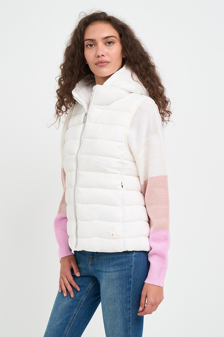 Lee Cooper Капитониран елек с качулка - Pepit.bg