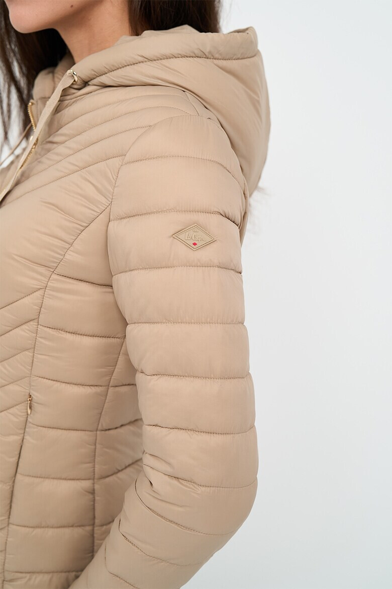 Lee Cooper Капитонирано яке с качулка - Pepit.bg