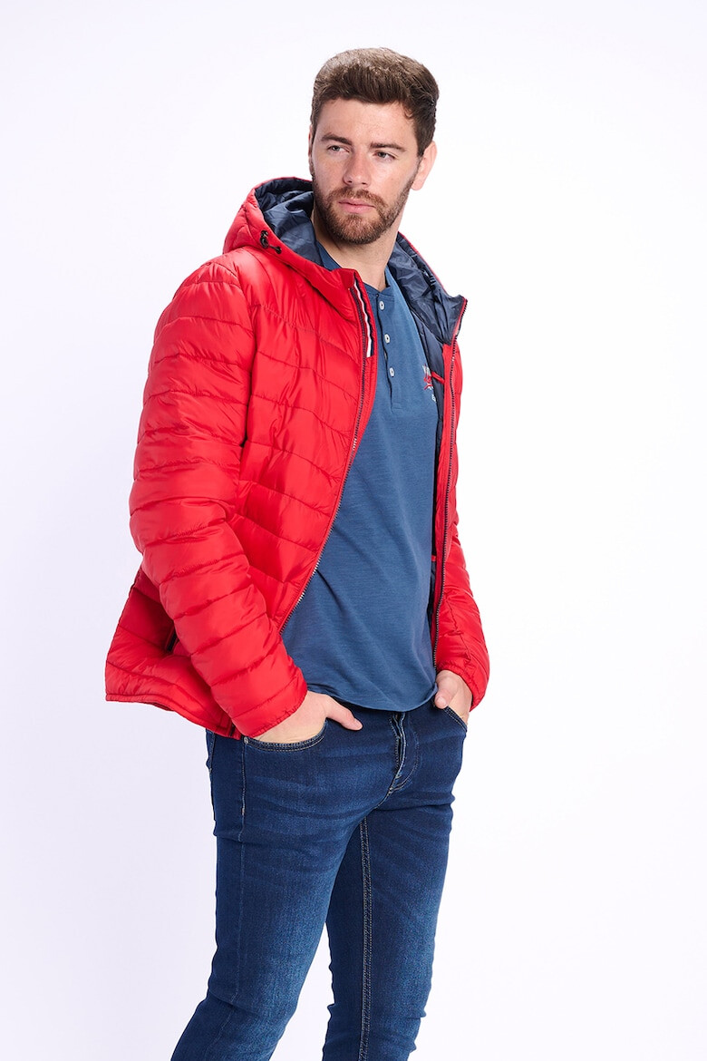 Lee Cooper Капитонирано яке с качулка - Pepit.bg