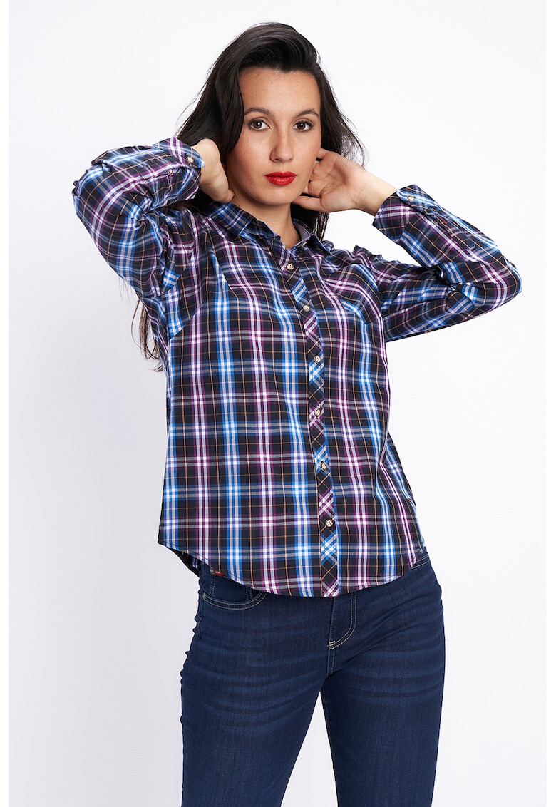 Lee Cooper Карирана памучна риза - Pepit.bg