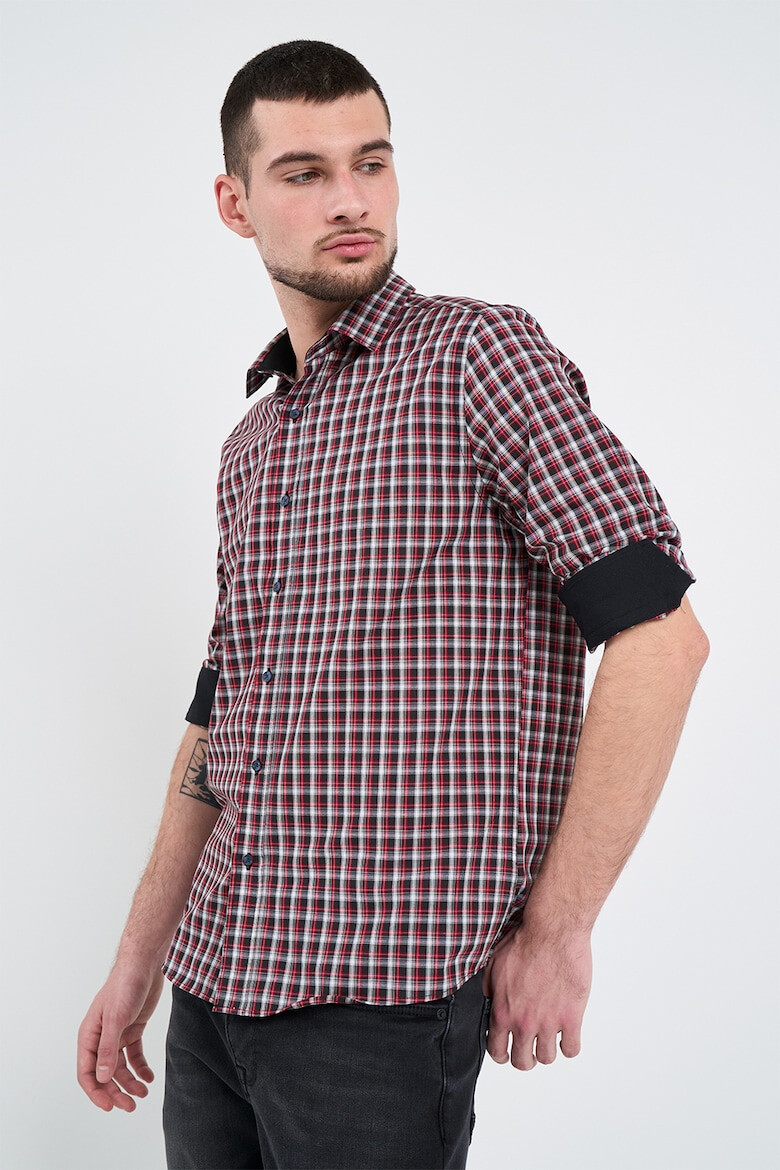 Lee Cooper Карирана памучна риза - Pepit.bg