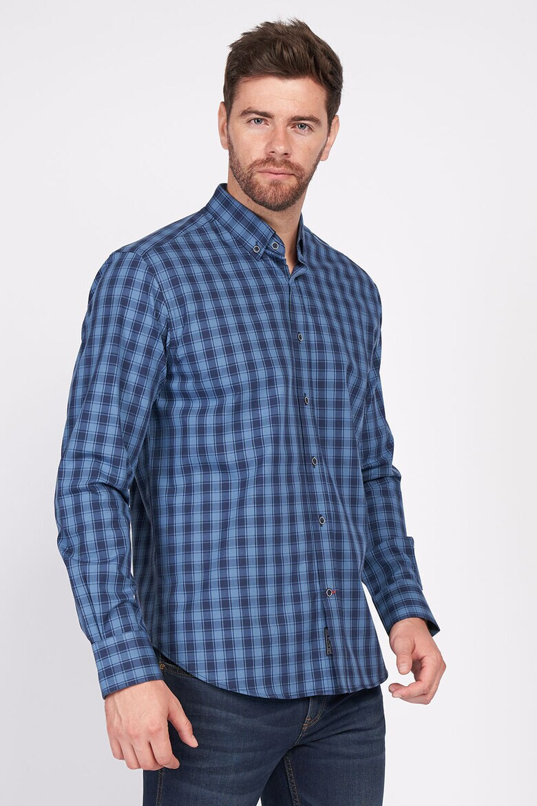 Lee Cooper Карирана риза Oxford - Pepit.bg